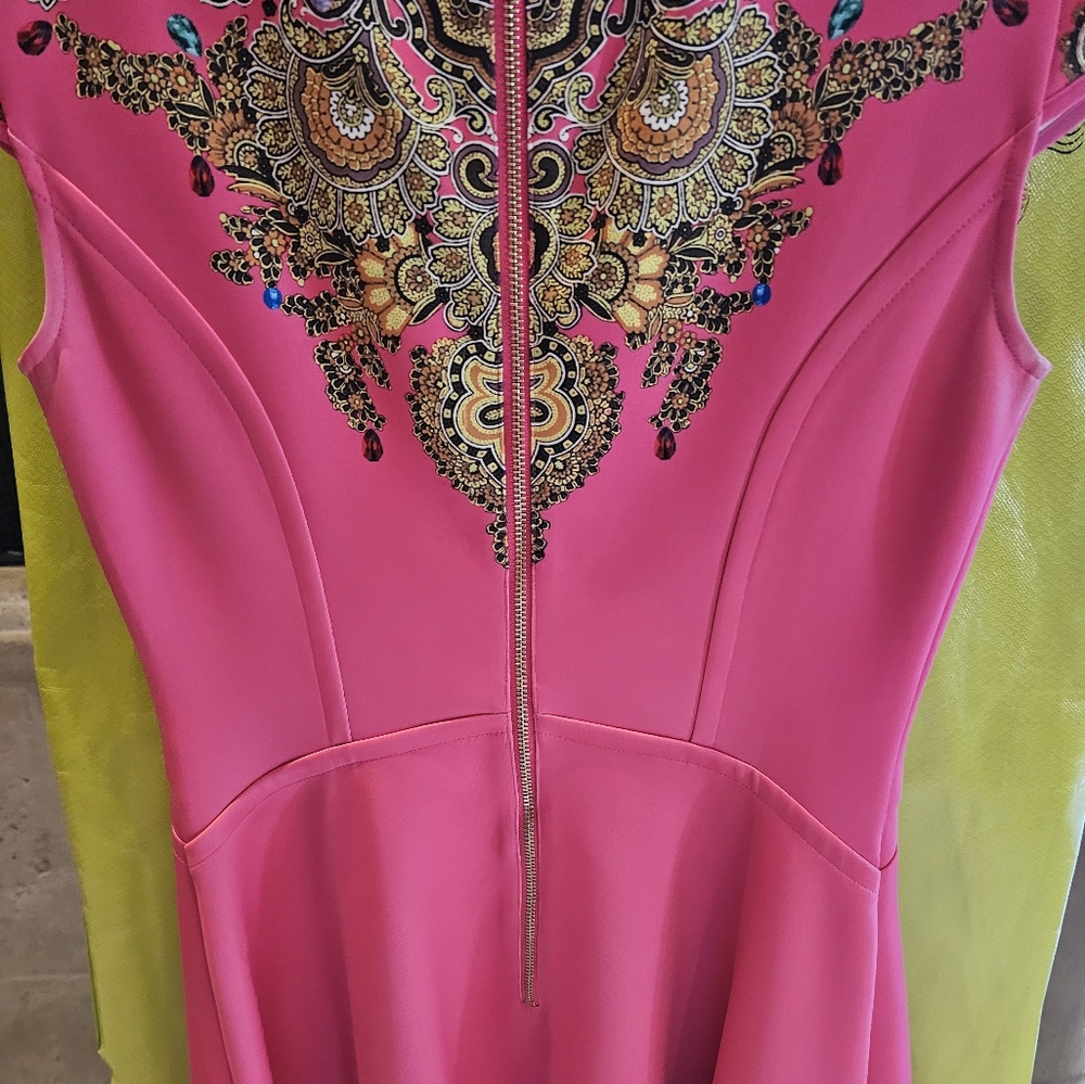 Ted Baker Pink Embroidered Dress - Picture 3 of 8